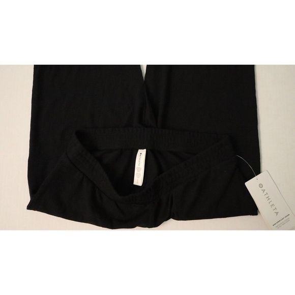 ATHLETA 983111002 Women's Sz Small Black Wind Down Sleep Jogger Pants $54 - Picture 3 of 9